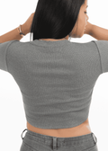Crop Top Grey