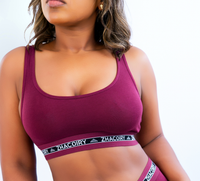ZHACOIRY Signature Sports Bra - Women's Soft Cotton Comfortable Everyday Sports Bra